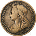 Great Britain, Victoria, Penny, 1900, Bronze, VF(30-35), KM:790