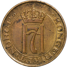Norway, Haakon VII, 5 Öre, 1913, Kongsberg, Bronze, EF(40-45), KM:368