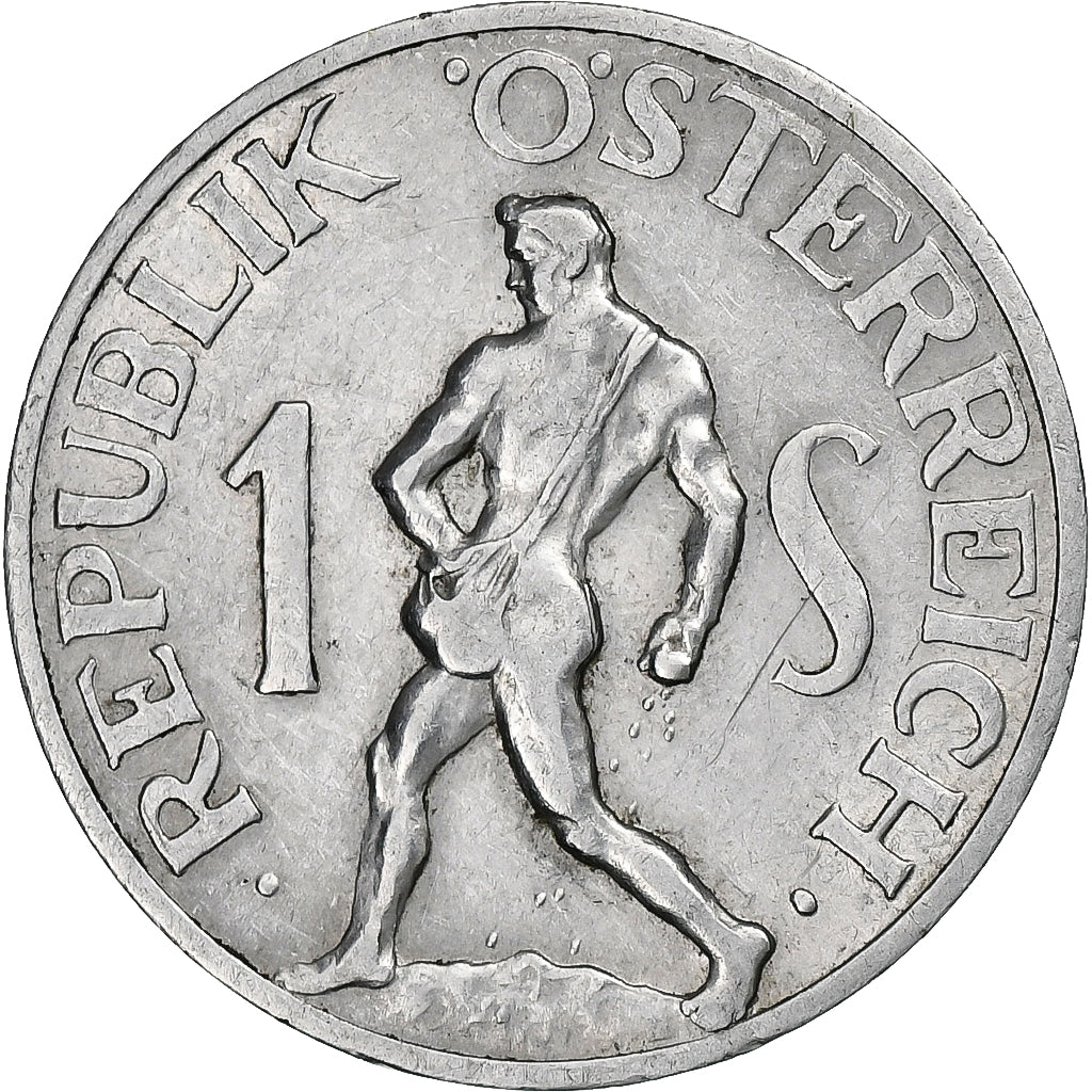 Áustria, Schilling, 1947, Alumínio, AU(50-53), KM:2871