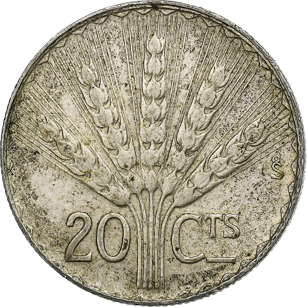 Uruguay, 20 Centesimos, 1942, Santiago, Silber, SS+, KM:29