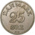 Dinamarca, Frederik IX, 25 Öre, 1949, Copenhagen, Cobre-níquel, AU(50-53)
