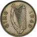 REPÚBLICA DE IRLANDA, 6 Pence, 1949, Cobre - níquel, MBC, KM:13a