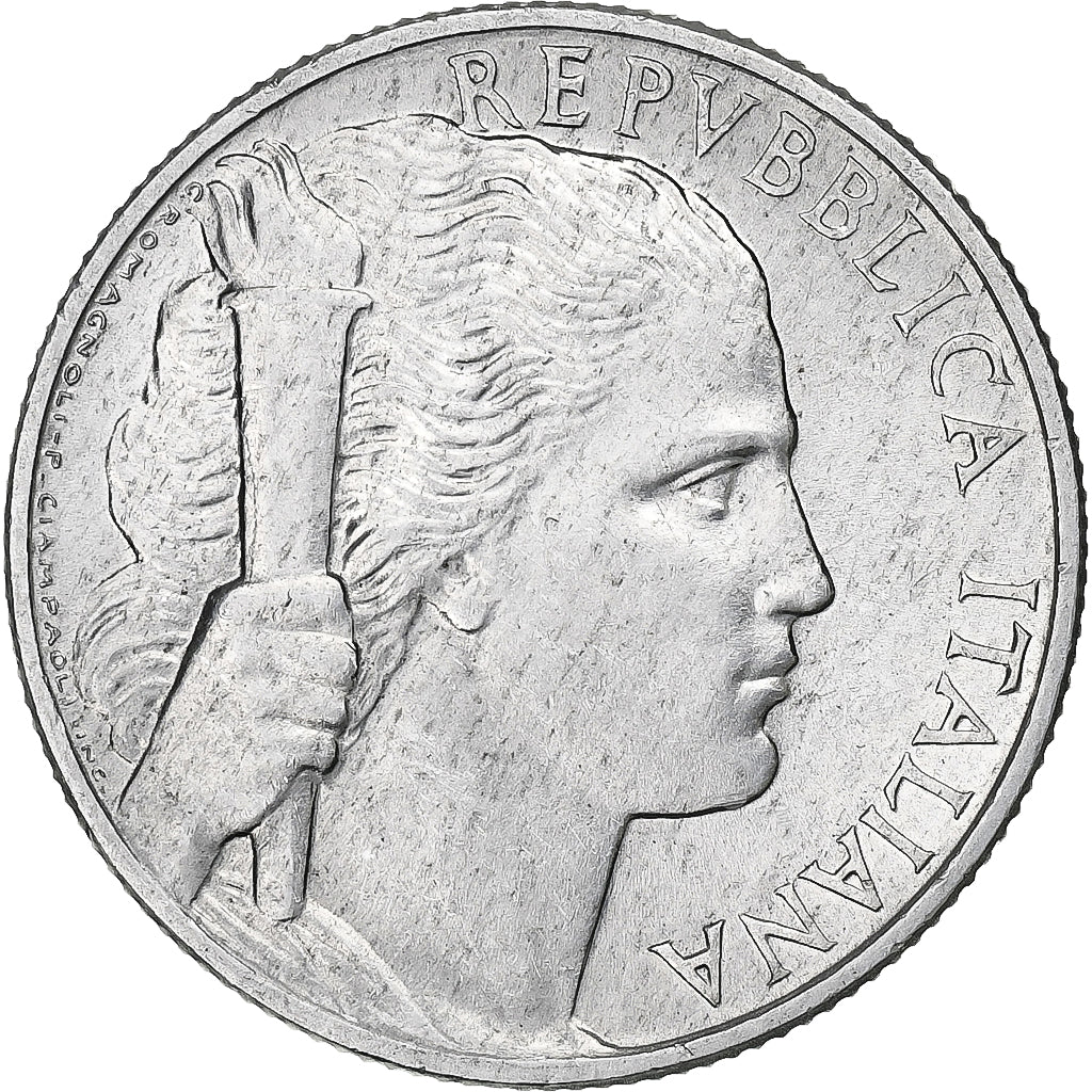 Italien, 5 Lire, 1950, Rome, Aluminium, VZ, KM:89