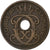 Dinamarca, Christian X, 5 Öre, 1928, Copenhagen, Bronze, EF(40-45), KM:828.2