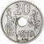 Greece, George I, 20 Lepta, 1912, Nickel, EF(40-45), KM:64