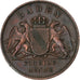 Landy niemieckie, BADEN, Friedrich I, Kreuzer, 1863, Baden, Miedź, EF(40-45)