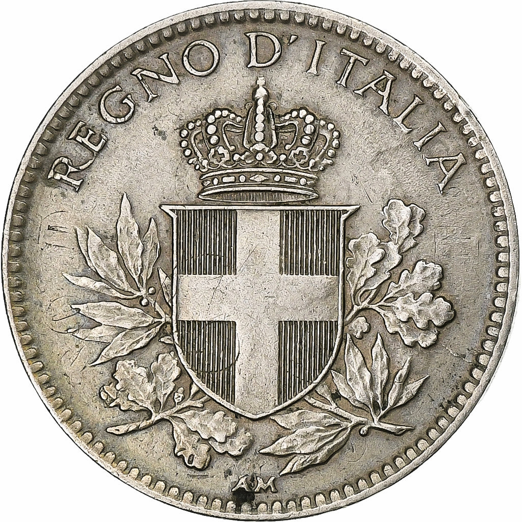 Italia, Vittorio Emanuele III, 20 Centesimi, 1918, Rome, Cobre - níquel, MBC