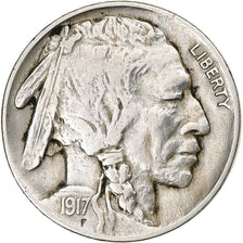 United States, 5 Cents, Buffalo Nickel, 1914-1917, U.S. Mint, Copper-nickel