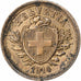 Suiza, Rappen, 1914, Bern, Bronce, MBC, KM:3.2