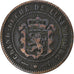 Luxemburg, William III, 5 Centimes, 1854, Utrecht, Bronzen, FR+, KM:22.1