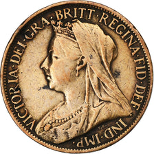 Great Britain, Victoria, Farthing, 1901, Bronze, EF(40-45), KM:788.2