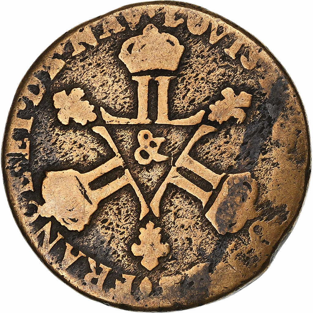 France, Louis XIV, Six deniers dits 