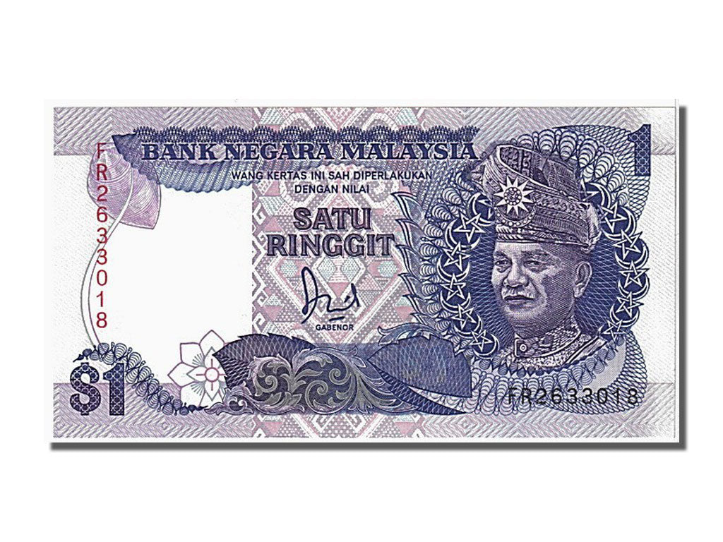Banknot, Malezja, 1 Ringgit, 1986, UNC(65-70)