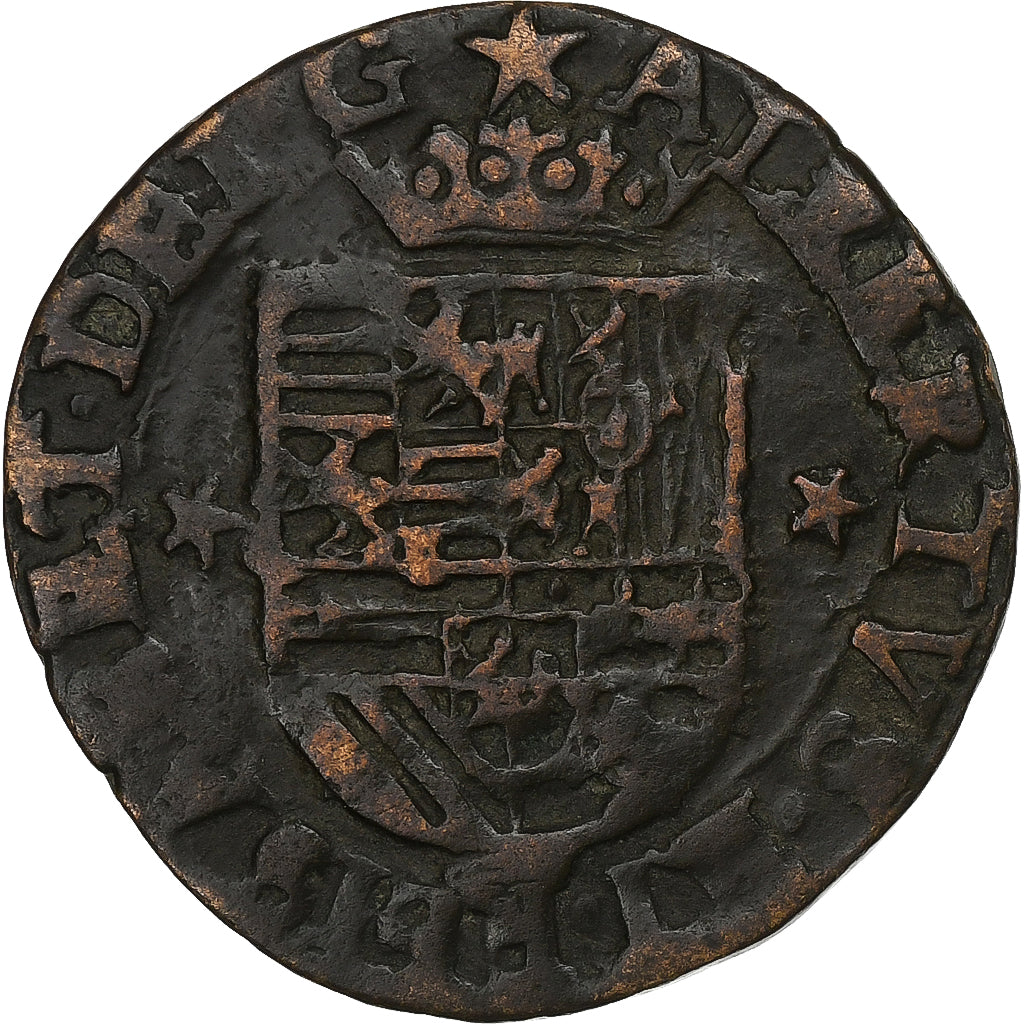 Spanish Netherlands, BRABANT, Albert & Isabella, Liard, 12 Mites, 1607