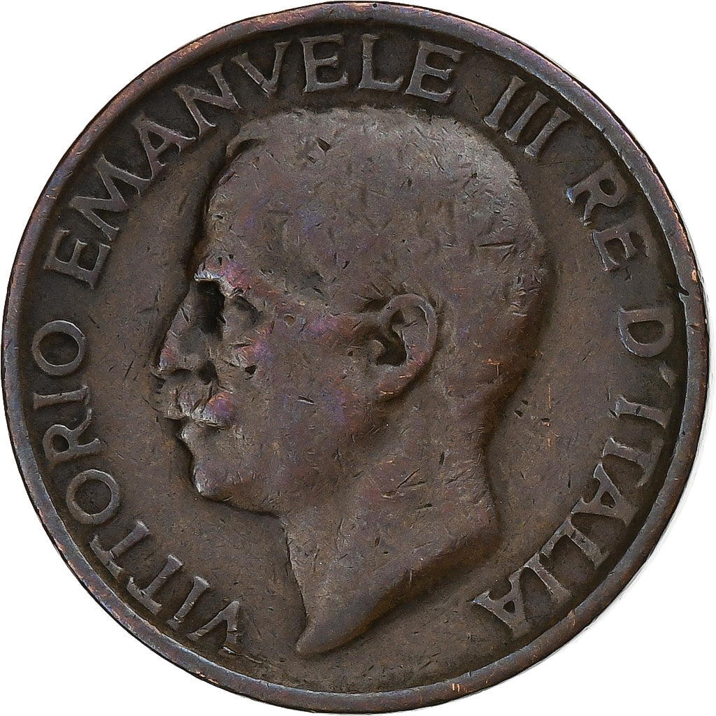 Italy, Vittorio Emanuele III, 10 Centesimi, 1920, Rome, Bronze, EF(40-45), KM:60