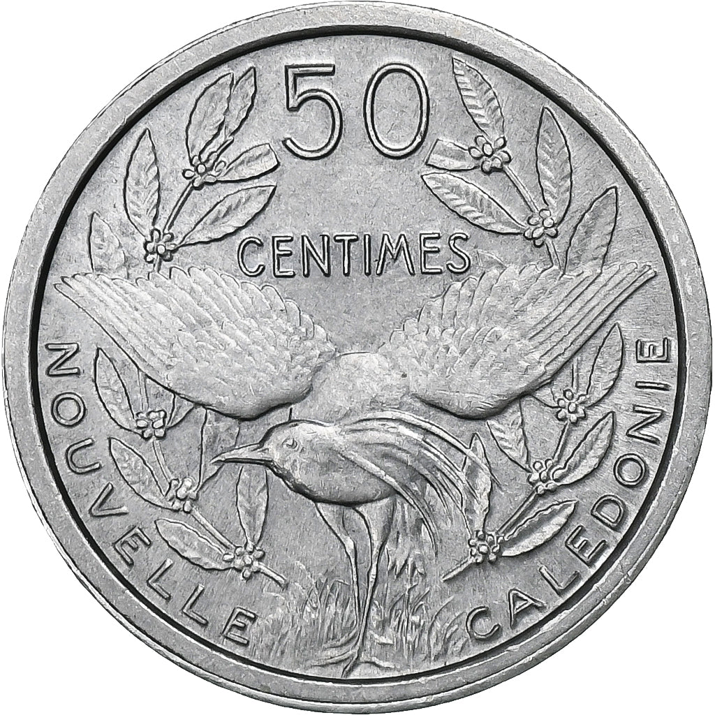 Neukaledonien, 50 Centimes, 1949, Paris, Aluminium, VZ, Lecompte:33, KM:1