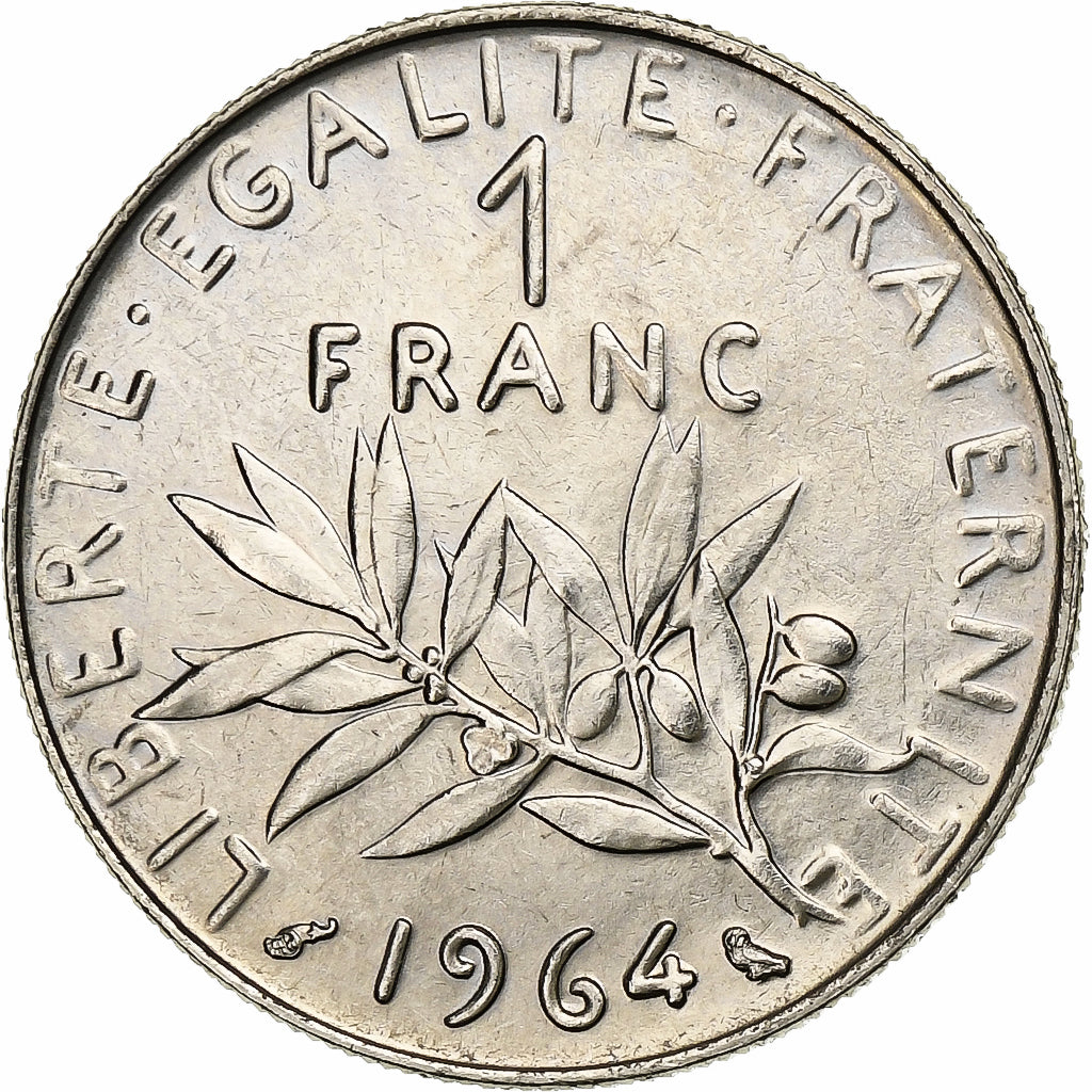 Frankreich, Franc, Semeuse, 1964, Paris, Nickel, VZ, Gadoury:474, KM:925.1