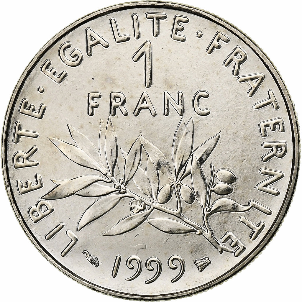 Francia, Franc, Semeuse, 1999, Paris, BU, Níquel, FDC, Gadoury:474, KM:925.1