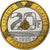 Francia, 20 Francs, Mont Saint Michel, 1999, Paris, BU, Tri-metallico, FDC
