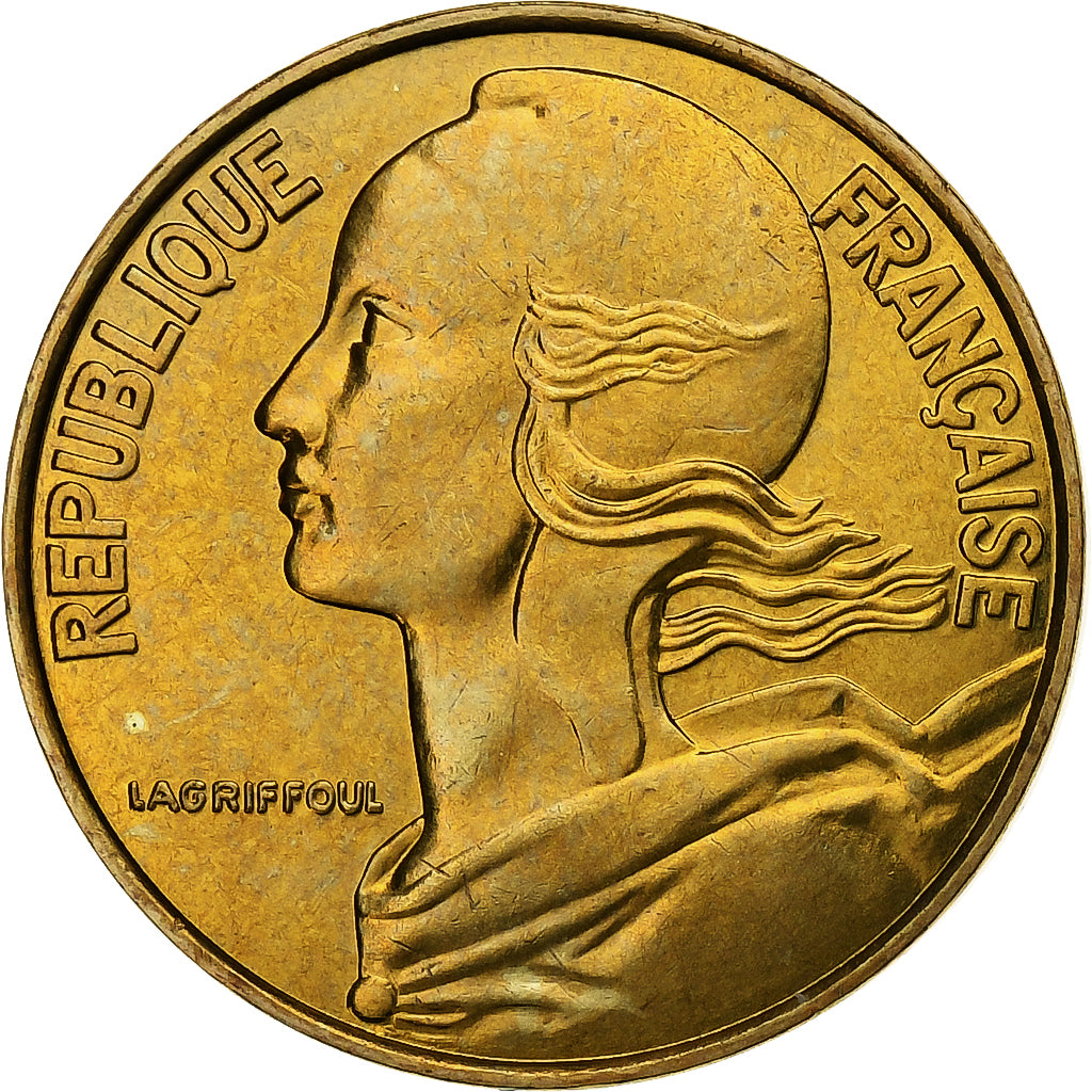 Francia, 20 Centimes, Marianne, 1996, Paris, BU, Alluminio-bronzo, FDC