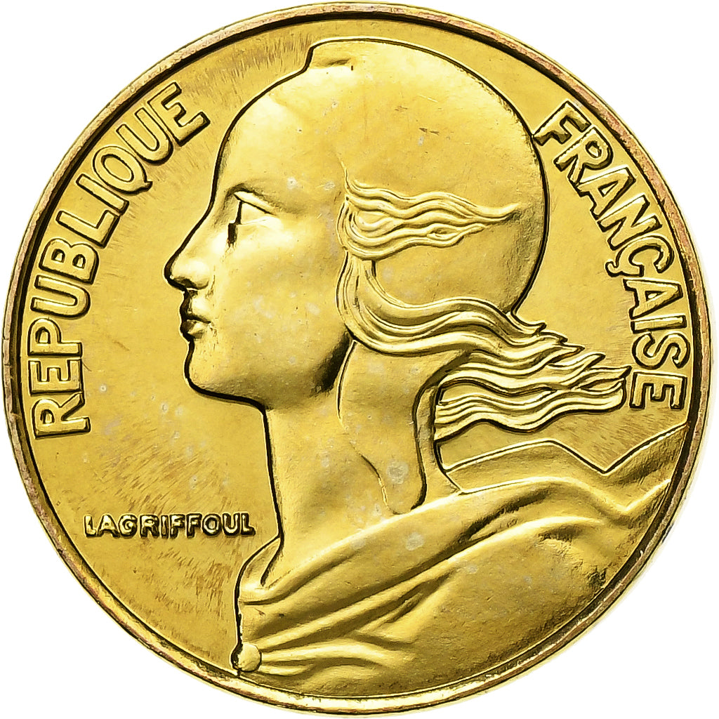 Francia, 5 Centimes, Marianne, 1995, Paris, BU, Alluminio-bronzo, FDC