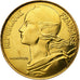 France, 20 Centimes, Marianne, 1995, Paris, BU, Bronze-Aluminium, FDC