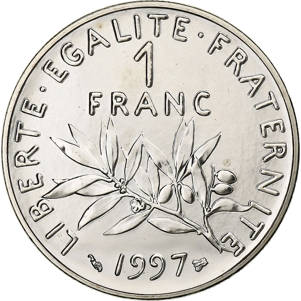 Frankreich, Franc, Semeuse, 1997, Paris, BU, Nickel, STGL, Gadoury:474, KM:925.1