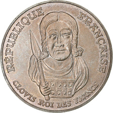 France, 100 Francs, Clovis, 1996, Paris, Silver, AU(50-53), Gadoury:953, KM:1180