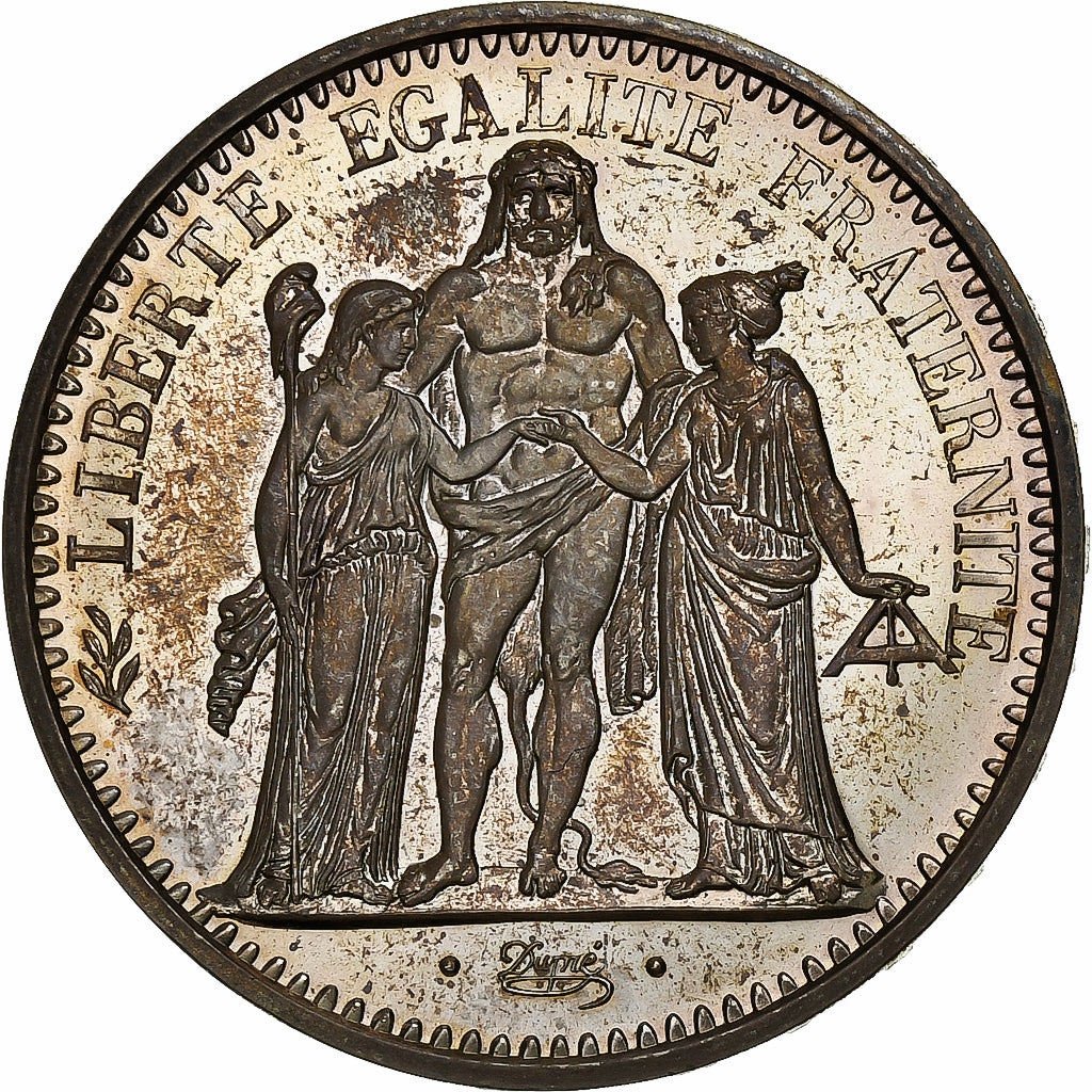 France, 10 Francs, Hercule, 1973, Paris, Silver, MS(63), Gadoury:813, KM:932