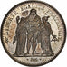 France, 10 Francs, Hercule, 1973, Paris, Silver, MS(63), Gadoury:813, KM:932