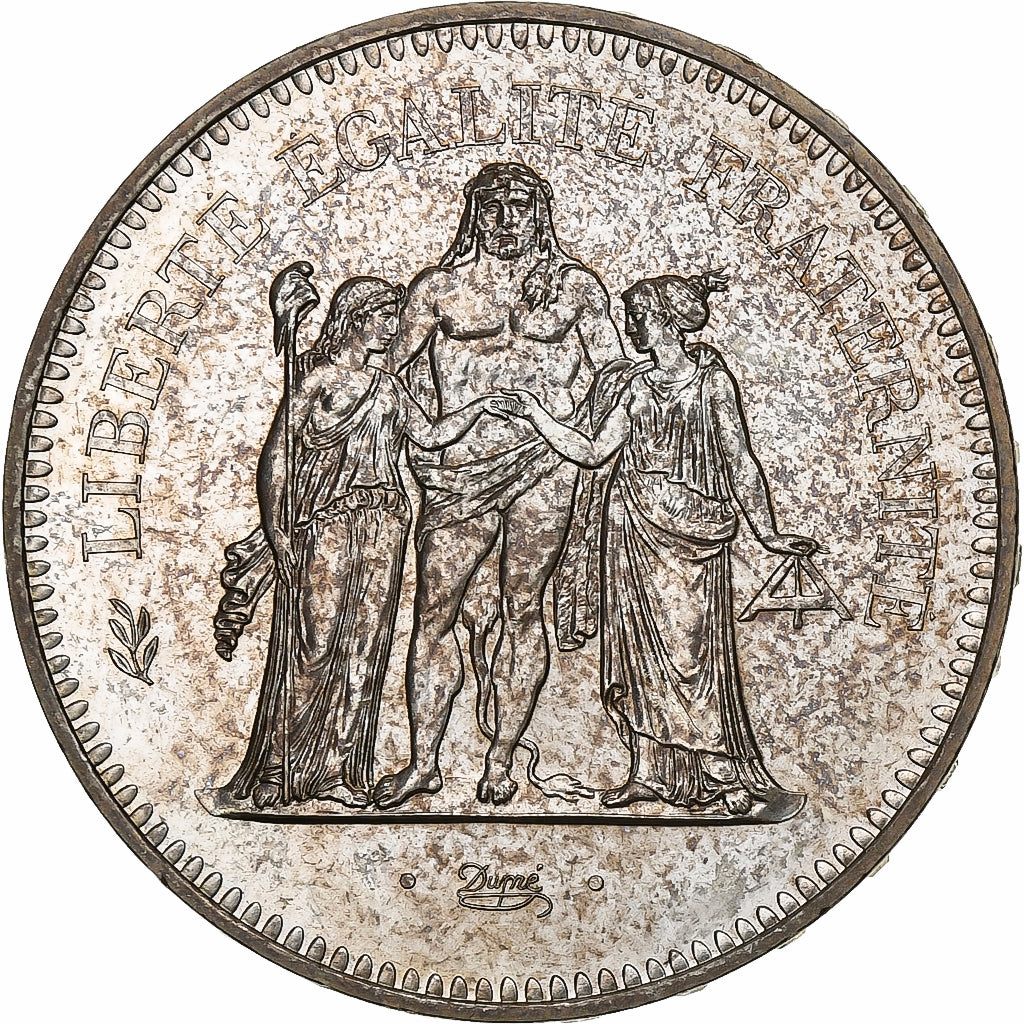 Francia, 50 Francs, Hercule, 1980, Paris, Argento, SPL, Gadoury:882, KM:941.1