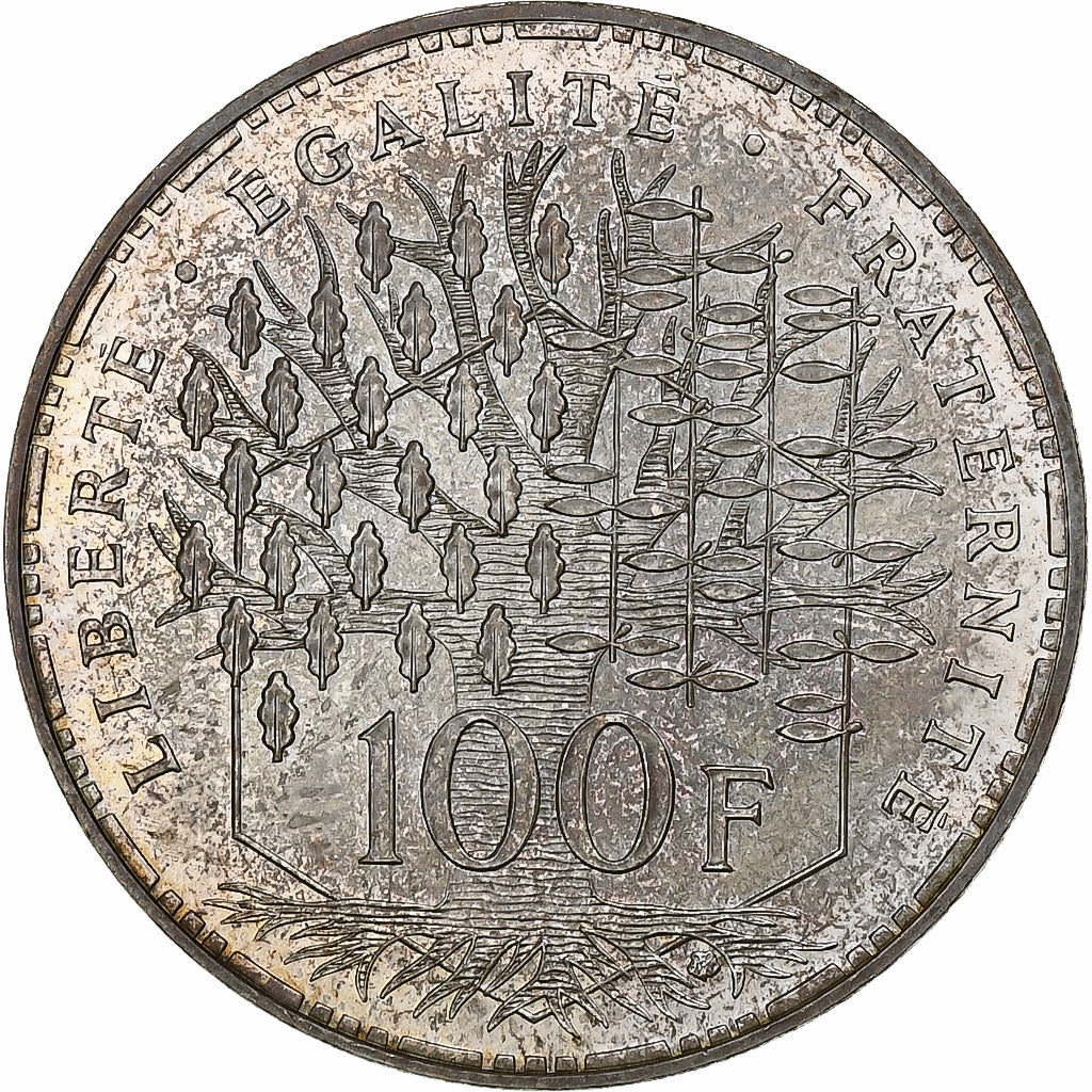 Francia, 100 Francs, Panthéon, 1986, Paris, Argento, SPL, Gadoury:898, KM:951.1