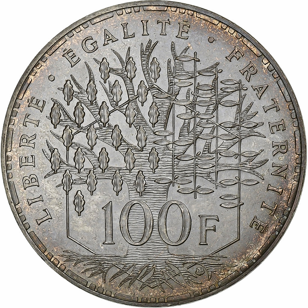 Francia, 100 Francs, Panthéon, 1989, Paris, Argento, SPL, Gadoury:898, KM:951.1
