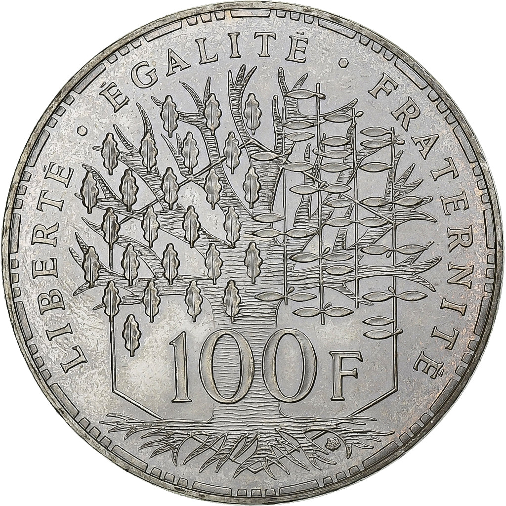 Francia, 100 Francs, Panthéon, 1991, Paris, Argento, SPL, Gadoury:898, KM:951.1