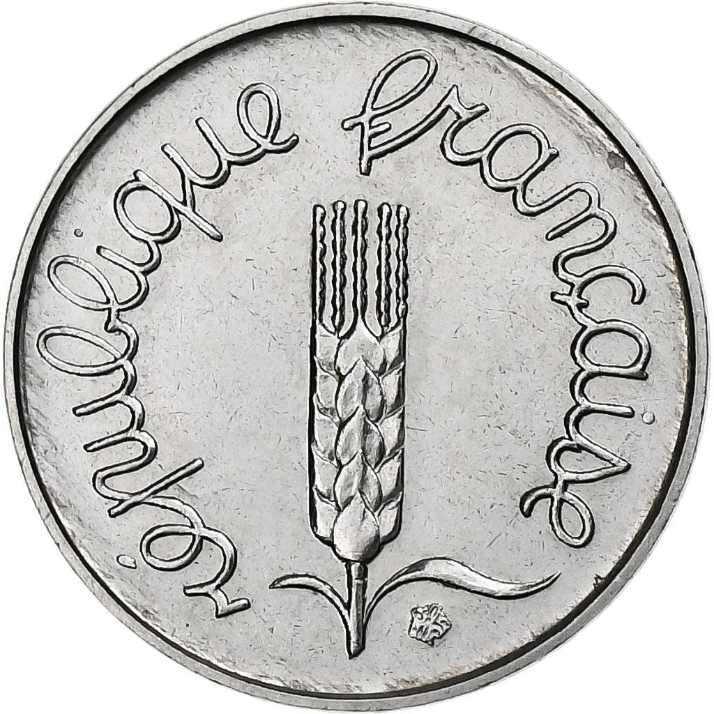 Francja, Centime, Épi, 1991, Paris, Bardzo rzadkie, Stal nierdzewna, MS(65-70)