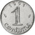 France, Centime, Épi, 1991, Paris, Very rare, Stainless Steel, MS(65-70)