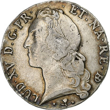 Francia, Louis XV, Ecu, Écu de Béarn au bandeau, 1767, Pau, Plata, BC+