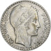 France, 20 Francs, Turin, 1933, Paris, Rameaux longs, Silver, AU(50-53)