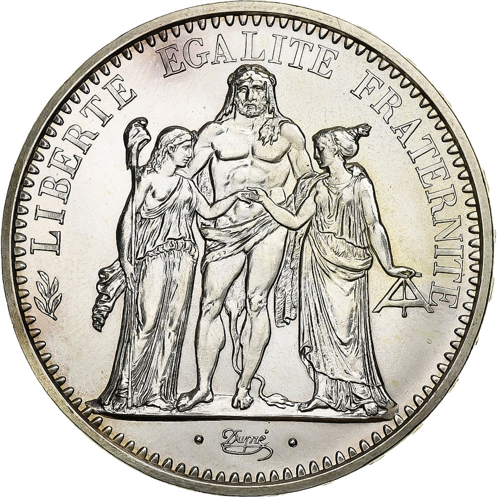 France, 10 Francs, Hercule, 1973, Paris, Silver, MS(65-70), Gadoury:813, KM:932