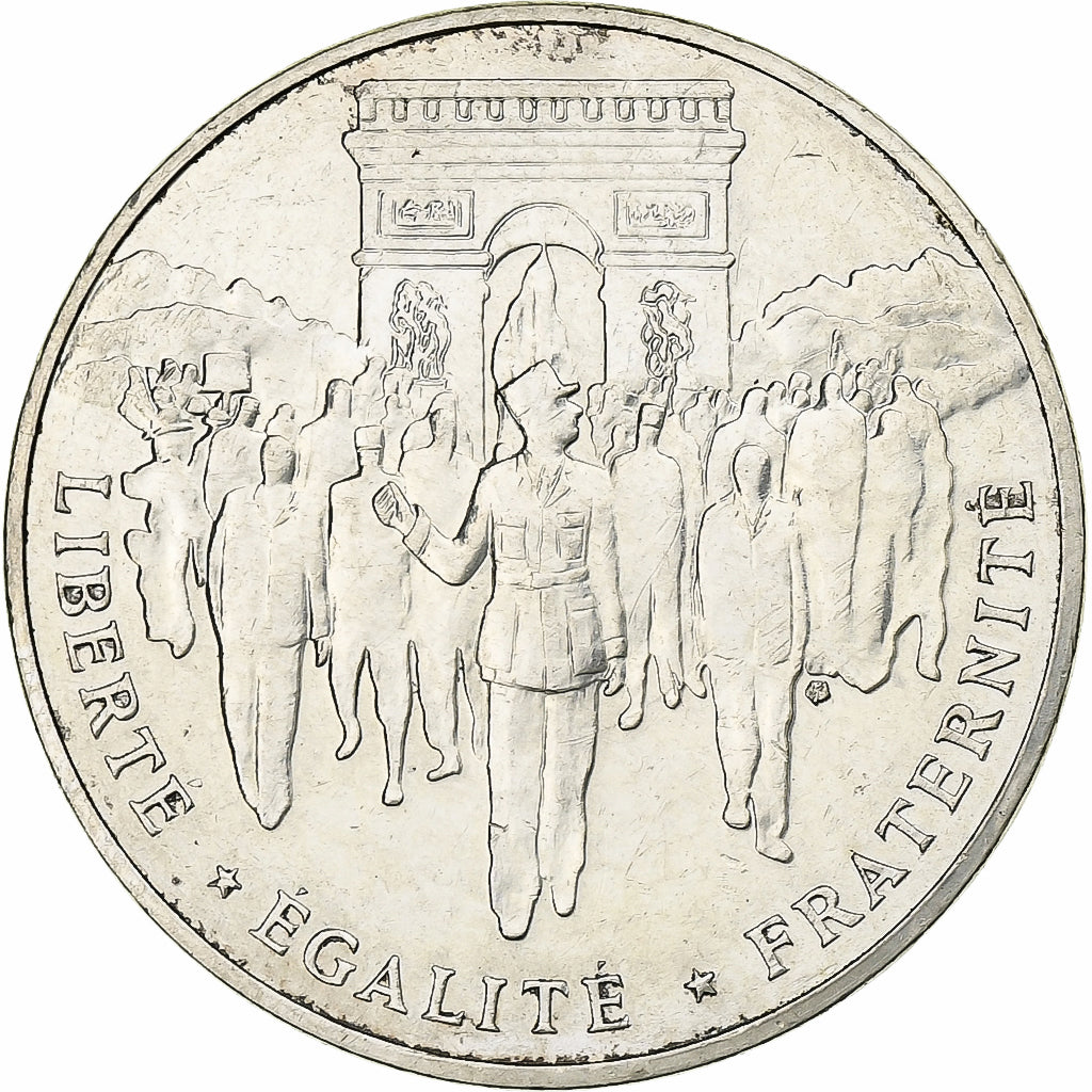 Francia, 100 Francs, Libération de Paris, 1994, Paris, Plata, EBC, Gadoury:935