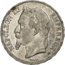 France, Napoleon III, 5 Francs, 1868, Strasbourg, Silver, EF(40-45)
