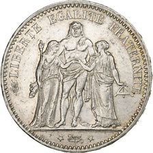 France, 5 Francs, Hercule, 1874, Paris, Silver, AU(50-53), Gadoury:745a