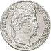 França, Louis-Philippe I, 1/4 Franc, Louis-Philippe, 1839, Paris, Prata