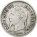 Frankrijk, Napoleon III, 20 Centimes, 1867, Paris, Zilver, ZF, Gadoury:309