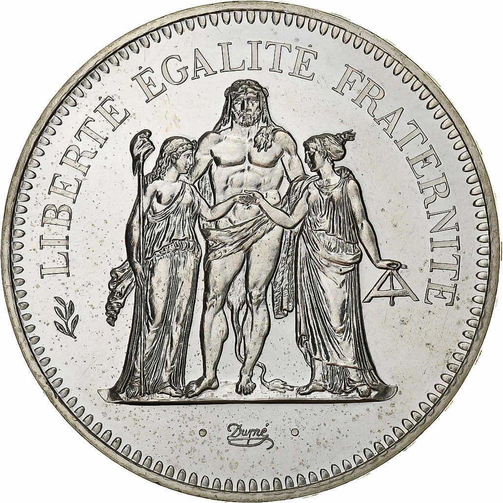 France, 50 Francs, Hercule, 1980, Paris, Silver, MS(65-70), Gadoury:882