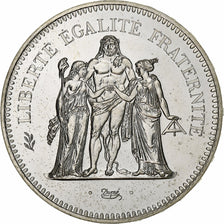 France, 50 Francs, Hercule, 1980, Paris, Silver, MS(65-70), Gadoury:882