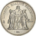 França, 50 Francs, Hercule, 1974, Paris, Avers 20 francs, Prata, MS(60-62)
