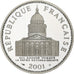 Francia, 100 Francs, Panthéon, 2001, Paris, BE, Argento, FDC, Gadoury:898a