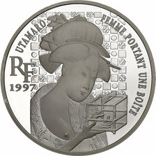 Francia, 10 Francs-1.5 Euro, Femme à la boîte de Kitagawa Utamaro, 1997