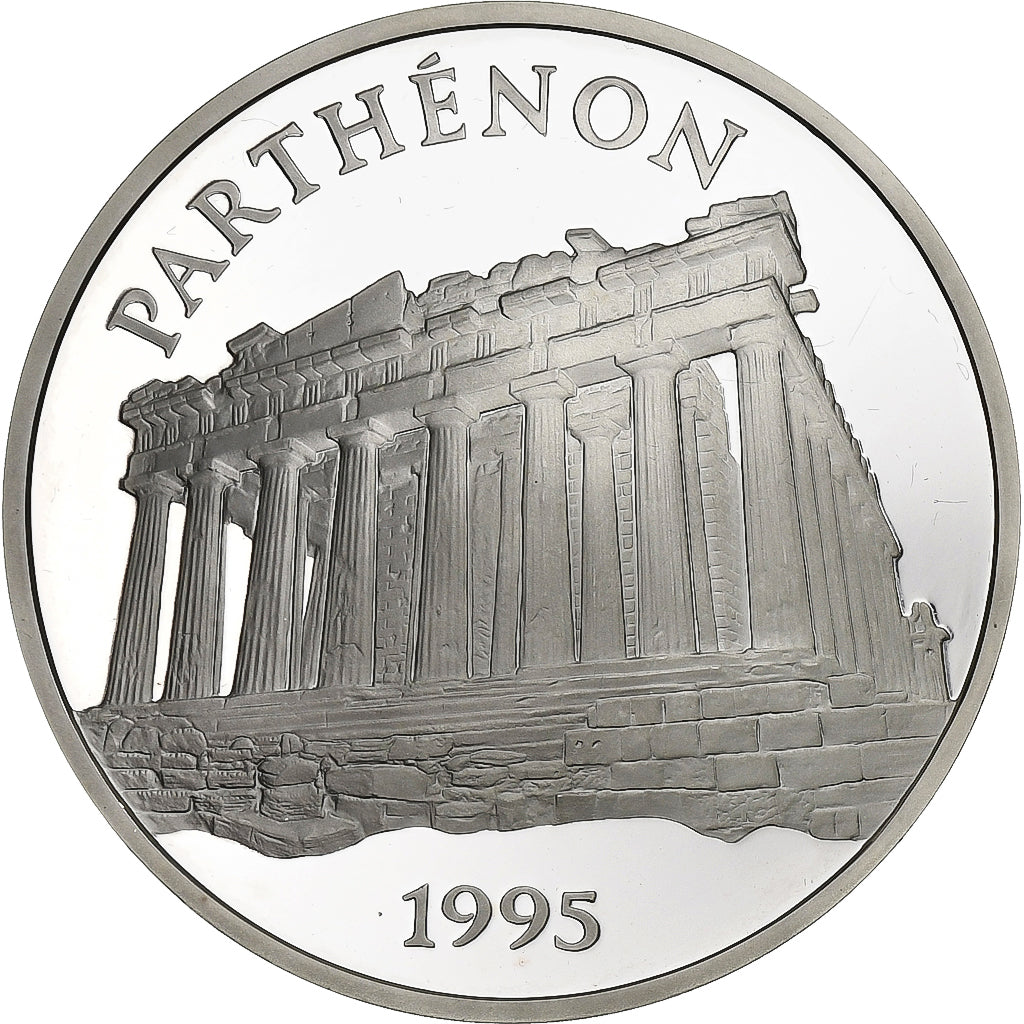 France, 100 Francs-15 Ecus, Parthénon, 1995, Paris, Abeille, Silver, MS(65-70)